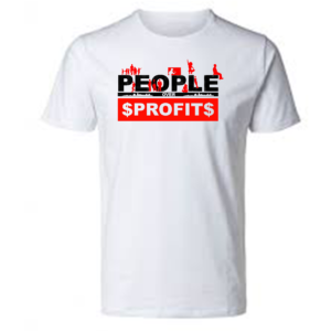 People Over Profit Master White T shirt