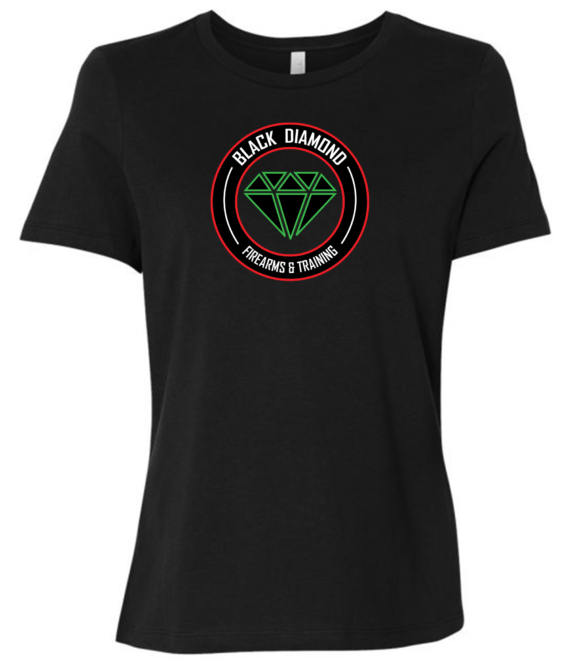 Black Diamond Firearms & Training Ladies Black T shirt