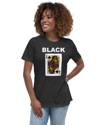 Black Queen Ladies T shirt